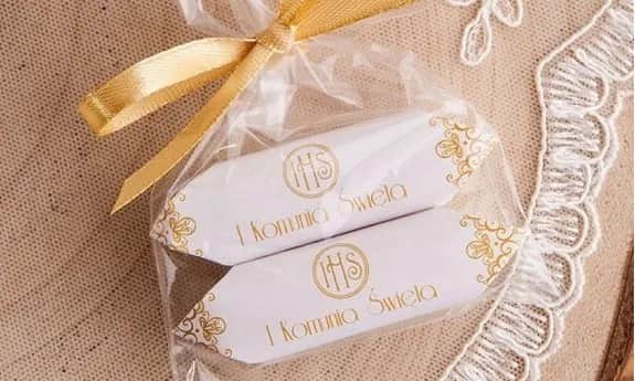 Podziękowania dla gości komunijnych: DIY i gotowe pomysły