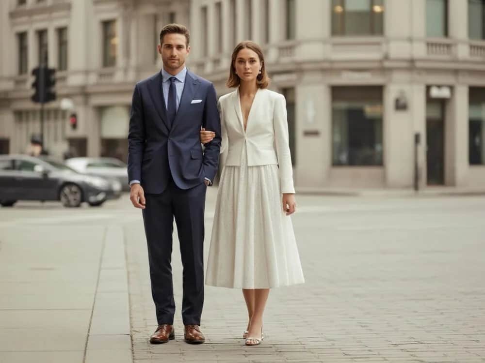 Ślub cywilny: Stylizacje dla Niej i Niego Inspiracje